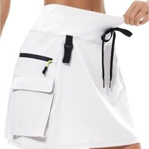 Mivei High Waisted Hiking Skirt With Cargo Pockets. Dry fit and SPF50